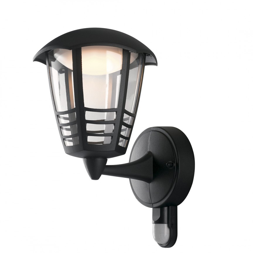 Aplica LED cu senzor de miscare pentru iluminat exterior design modern IP44 CLOE LANT-CLOE/AP1A-S FE, Corpuri de iluminat exterior⭐ modele rustice, clasice, moderne pentru gradina, terasa, curte si alei.✅Design decorativ unic!❤️Promotii lampi❗ ➽www.evalight.ro. a