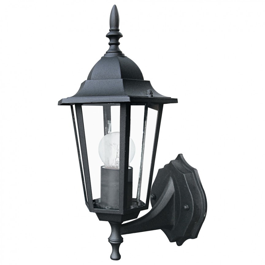 Aplica pentru iluminat exterior design clasic IP44 MILANO negru LANT-MILANO/AP1A FE, Aplice de exterior clasice, rustice, traditionale⭐ lampi de perete pentru iluminat exterior terasa casa.✅Design decorativ unic!❤️Promotii online❗ ➽www.evalight.ro. Alege oferte la corpuri de iluminat exterior rezistente la apa tip felinar din metal antichizat, abajur din sticla cu decor ornamental, bec LED si lumina ambientala, ieftine si de lux, calitate deosebita la cel mai bun pret. a