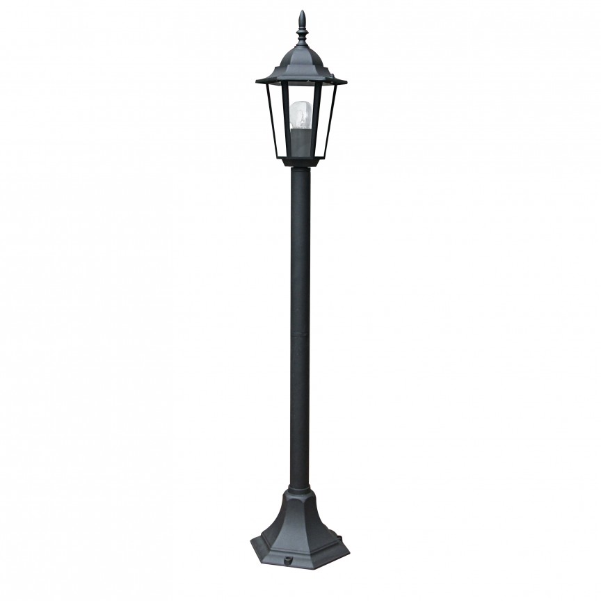 Stalp pentru iluminat exterior design clasic IP44 MILANO negru LANT-MILANO/P1 FE, Candelabre si Lustre moderne elegante⭐ modele clasice de lux pentru living, bucatarie si dormitor.✅ DeSiGn actual Top 2020!❤️Promotii lampi❗ ➽ www.evalight.ro. Oferte corpuri de iluminat suspendate pt camere de interior (înalte), suspensii (lungi) de tip lustre si candelabre, pendule decorative stil modern, clasic, rustic, baroc, scandinav, retro sau vintage, aplicate pe perete sau de tavan, cu cristale, abajur din material textil, lemn, metal, sticla, bec Edison sau LED, ieftine de calitate deosebita la cel mai bun pret. a