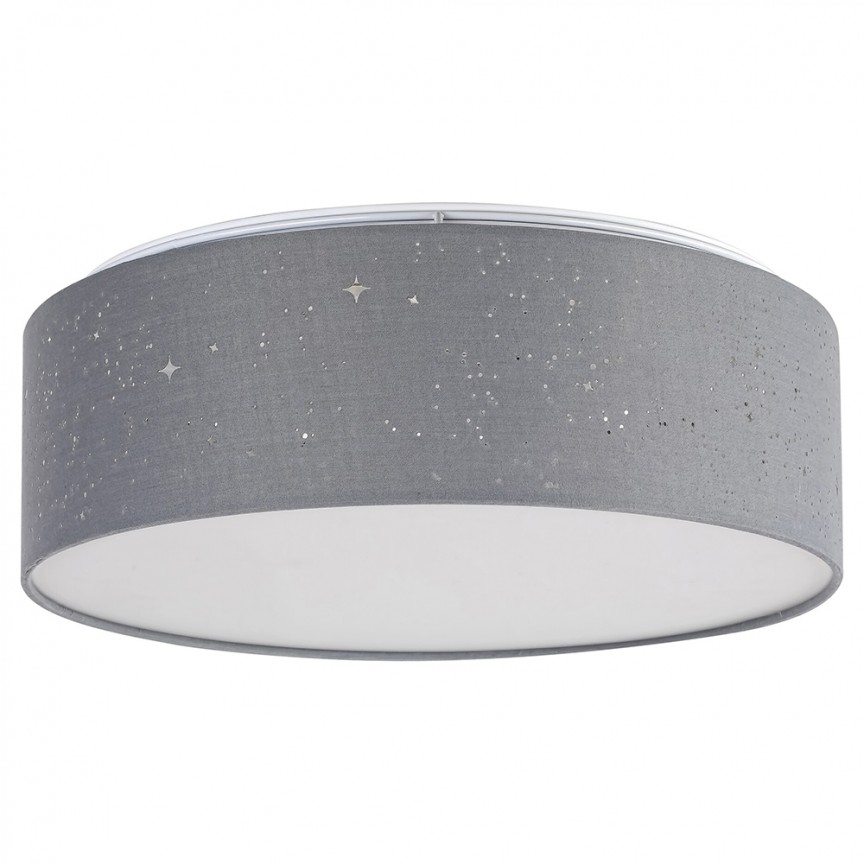 Plafoniera design modern Otilia gri 3307 RX, Plafoniere moderne, LED⭐ modele elegante pentru living, dormitor, bucatarie sau hol.✅DeSiGn decorativ actual unic!❤️Promotii lampi❗ ➽www.evalight.ro. Alege corpuri de iluminat interior de tip plafoniera, lustre aplicate de tavan si perete pt camere casa, ieftine si de lux, calitate deosebita la cel mai bun pret. a