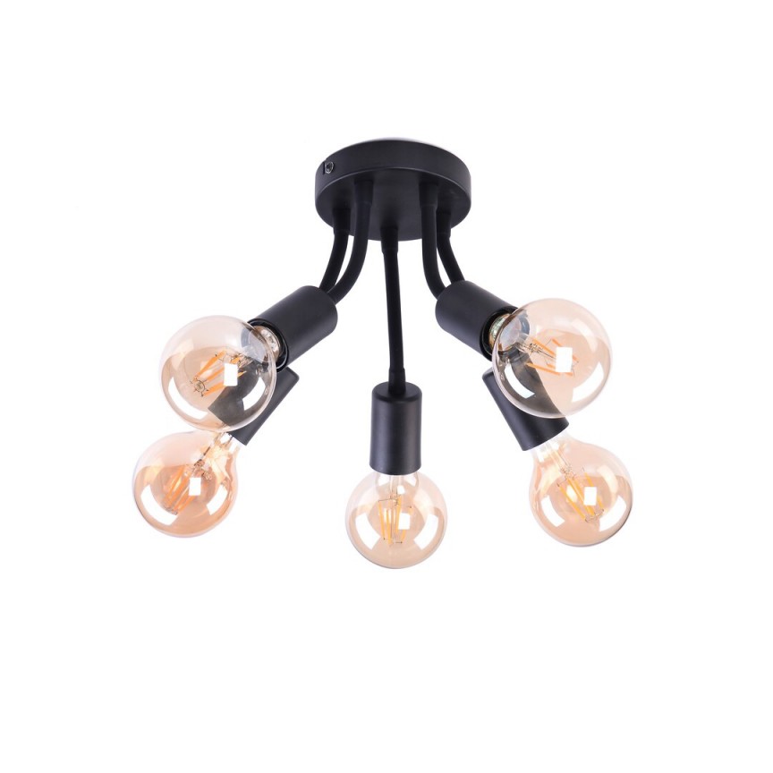 Plafoniera design industrial Cameron, 35cm 6809 RX, Candelabre si Lustre moderne elegante⭐ modele clasice de lux pentru living, bucatarie si dormitor.✅ DeSiGn actual Top 2020!❤️Promotii lampi❗ ➽ www.evalight.ro. Oferte corpuri de iluminat suspendate pt camere de interior (înalte), suspensii (lungi) de tip lustre si candelabre, pendule decorative stil modern, clasic, rustic, baroc, scandinav, retro sau vintage, aplicate pe perete sau de tavan, cu cristale, abajur din material textil, lemn, metal, sticla, bec Edison sau LED, ieftine de calitate deosebita la cel mai bun pret. a