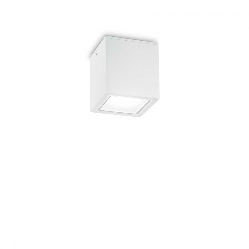 Spot aplicat modern TECHO PL1 SMALL BIANCO, Spoturi aplicate tavan / perete, mobila, LED⭐modele moderne pentru living,dormitor,bucatarie,baie,hol.✅Design decorativ unic!❤️Promotii lampi❗ ➽ www.evalight.ro. Alege corpuri de iluminat interior de tip spot-uri aparente cu LED, (rotunde si patrate), ieftine de calitate la cel mai bun pret. a