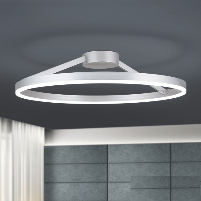 Lustra aplicata LED dimabila design modern circular Float 60cm, Candelabre si Lustre moderne elegante⭐ modele clasice de lux pentru living, bucatarie si dormitor.✅ DeSiGn actual Top 2020!❤️Promotii lampi❗ ➽ www.evalight.ro. Oferte corpuri de iluminat suspendate pt camere de interior (înalte), suspensii (lungi) de tip lustre si candelabre, pendule decorative stil modern, clasic, rustic, baroc, scandinav, retro sau vintage, aplicate pe perete sau de tavan, cu cristale, abajur din material textil, lemn, metal, sticla, bec Edison sau LED, ieftine de calitate deosebita la cel mai bun pret. a