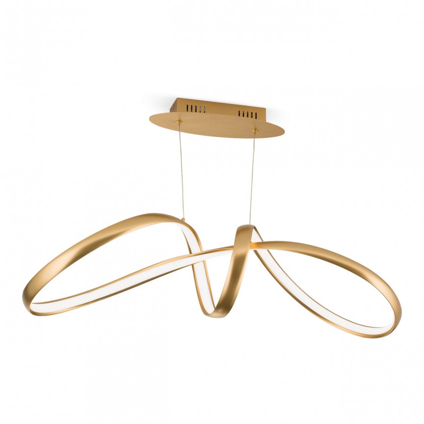 Lustra suspendata dimabila Circus satin brass, Corpuri de iluminat interior LED⭐ modele lustre interior LED pentru living, dormitor, bucatarie, baie.✅DeSiGn decorativ de lux!❤️Promotii lampi LED❗ ➽www.evalight.ro. Alege Corpuri de iluminat interior LED elegante in stil modern, suspendate sau aplicate de tavan si perete, ieftine de calitate deosebita la cel mai bun pret. a