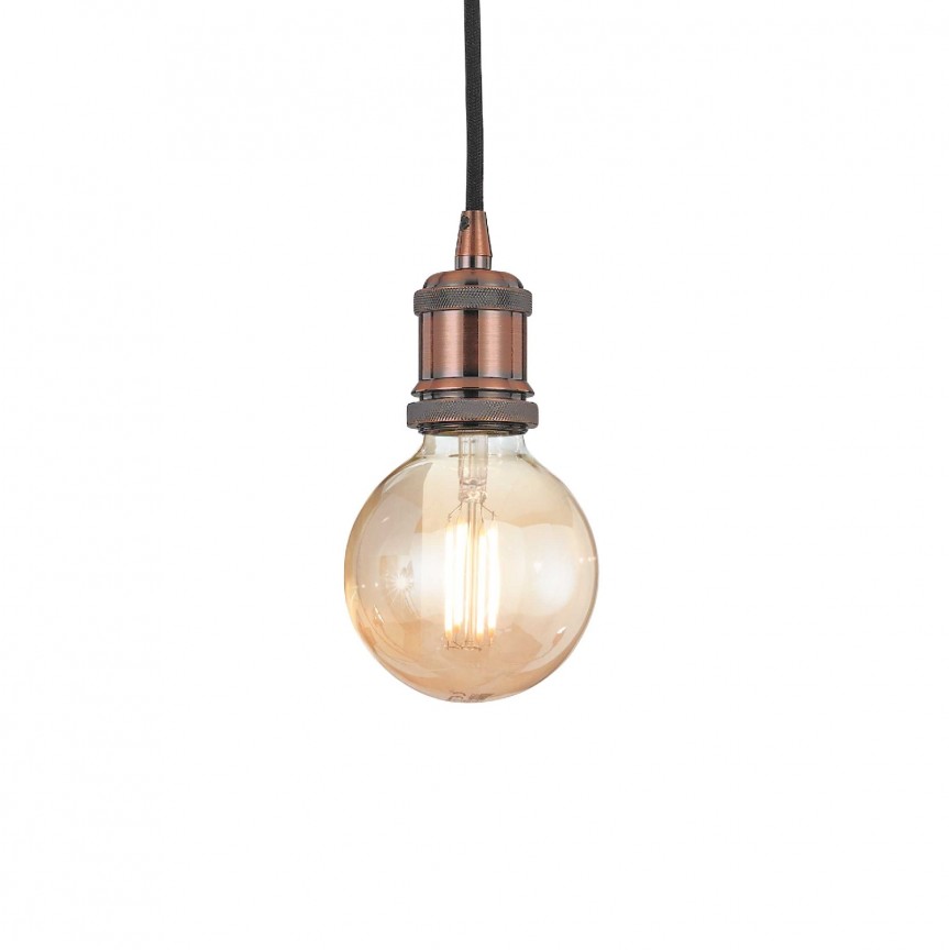 Pendul minimalist stil industrial FRIDA SP1 RAME ANTICO, Corpuri de iluminat Vintage, Industria Style⭐ lustre retro elegante pentru bucatarie, dormitor living.✅Lampi Design decorativ modern!❤️Promotii❗ ➽ www.evalight.ro. Oferte la corpuri de iluminat suspendate de tip suspensii pentru camere interior, decorate in stil antichizat retro sau vintage, abajur material textil, lemn, metal, sticla, bec tip lumanare Edison sau LED, ieftine si de lux, calitate deosebita la cel mai bun pret. a