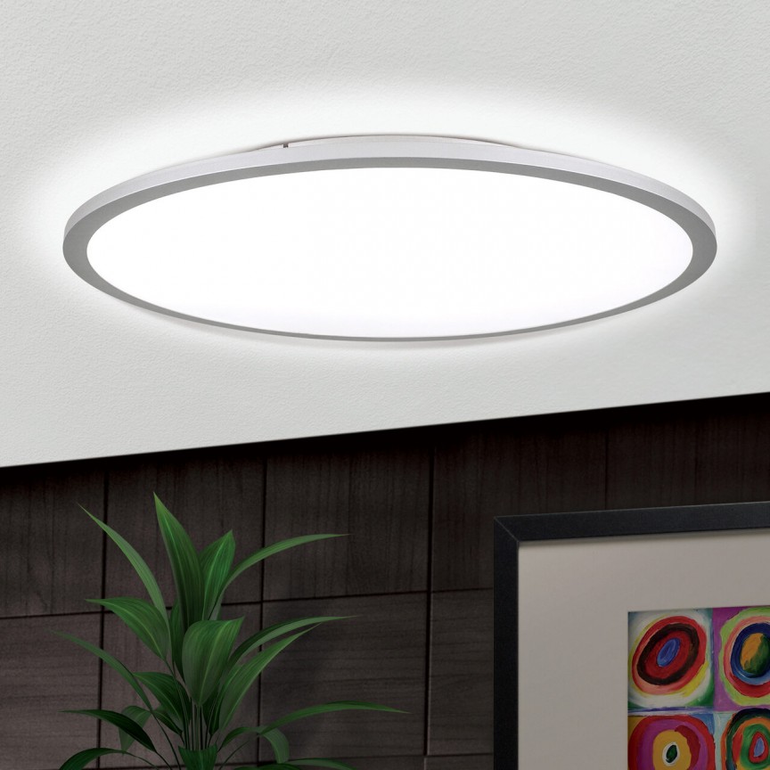 Plafoniera LED dimabila GREG, 60cm, Plafoniere LED⭐ modele moderne pentru iluminat living, dormitor, bucatarie.✅DeSiGn decorativ!❤️Promotii lampi LED❗ ➽www.evalight.ro. Alege lustre LED de interior de tip plafoniera aplicate de tavan sau de perete, ieftine si de lux, calitate deosebita la cel mai bun pret. a