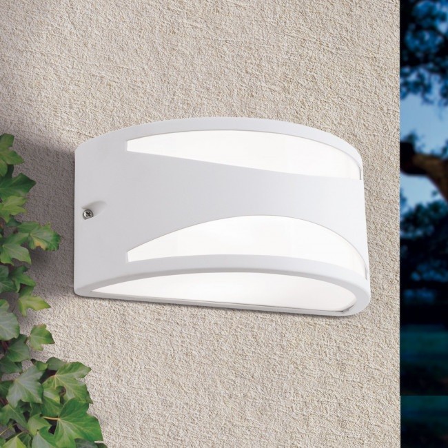 Aplica de perete exterior, protectie IP54, Shell alb, Corpuri de iluminat exterior⭐ modele rustice, clasice, moderne pentru gradina, terasa, curte si alei.✅Design decorativ unic!❤️Promotii lampi❗ ➽www.evalight.ro. a