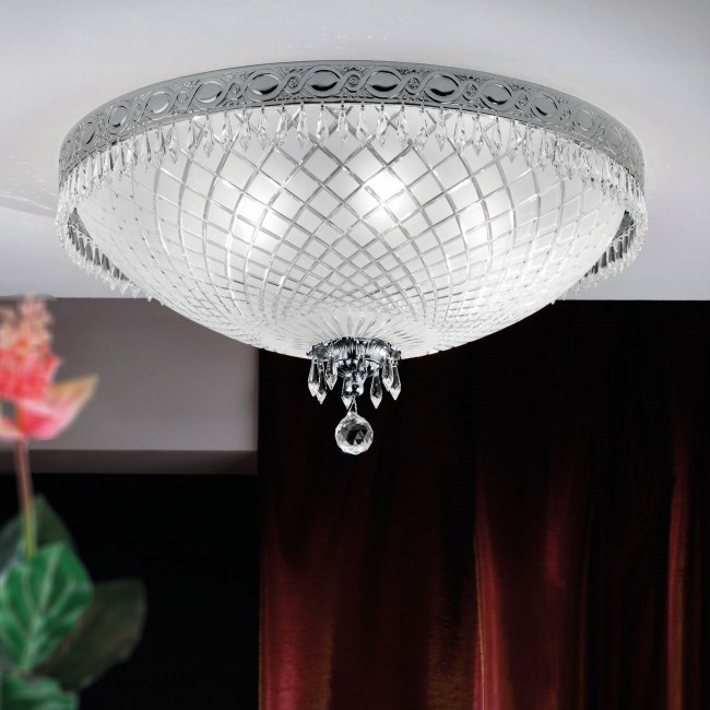 Plafoniera clasica din alama si cristale Schöler Empire 61cm, Lustre cristal si Corpuri de iluminat suspendate⭐ modele de lux elegante din cristal Stil Exclusive.✅Design Premium Top❗ ➽ www.evalight.ro.  a