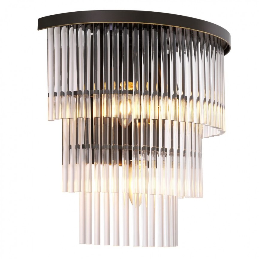 Aplica de perete design LUX East, bronz, Candelabre si Lustre moderne elegante⭐ modele clasice de lux pentru living, bucatarie si dormitor.✅ DeSiGn actual Top 2020!❤️Promotii lampi❗ ➽ www.evalight.ro. Oferte corpuri de iluminat suspendate pt camere de interior (înalte), suspensii (lungi) de tip lustre si candelabre, pendule decorative stil modern, clasic, rustic, baroc, scandinav, retro sau vintage, aplicate pe perete sau de tavan, cu cristale, abajur din material textil, lemn, metal, sticla, bec Edison sau LED, ieftine de calitate deosebita la cel mai bun pret. a