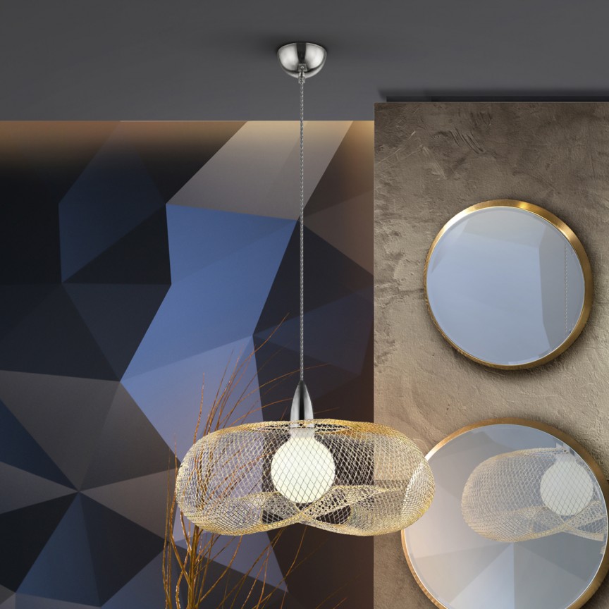 Lustra / Pendul design modern Forma gold, Candelabre si Lustre moderne elegante⭐ modele clasice de lux pentru living, bucatarie si dormitor.✅ DeSiGn actual Top 2020!❤️Promotii lampi❗ ➽ www.evalight.ro. Oferte corpuri de iluminat suspendate pt camere de interior (înalte), suspensii (lungi) de tip lustre si candelabre, pendule decorative stil modern, clasic, rustic, baroc, scandinav, retro sau vintage, aplicate pe perete sau de tavan, cu cristale, abajur din material textil, lemn, metal, sticla, bec Edison sau LED, ieftine de calitate deosebita la cel mai bun pret. a