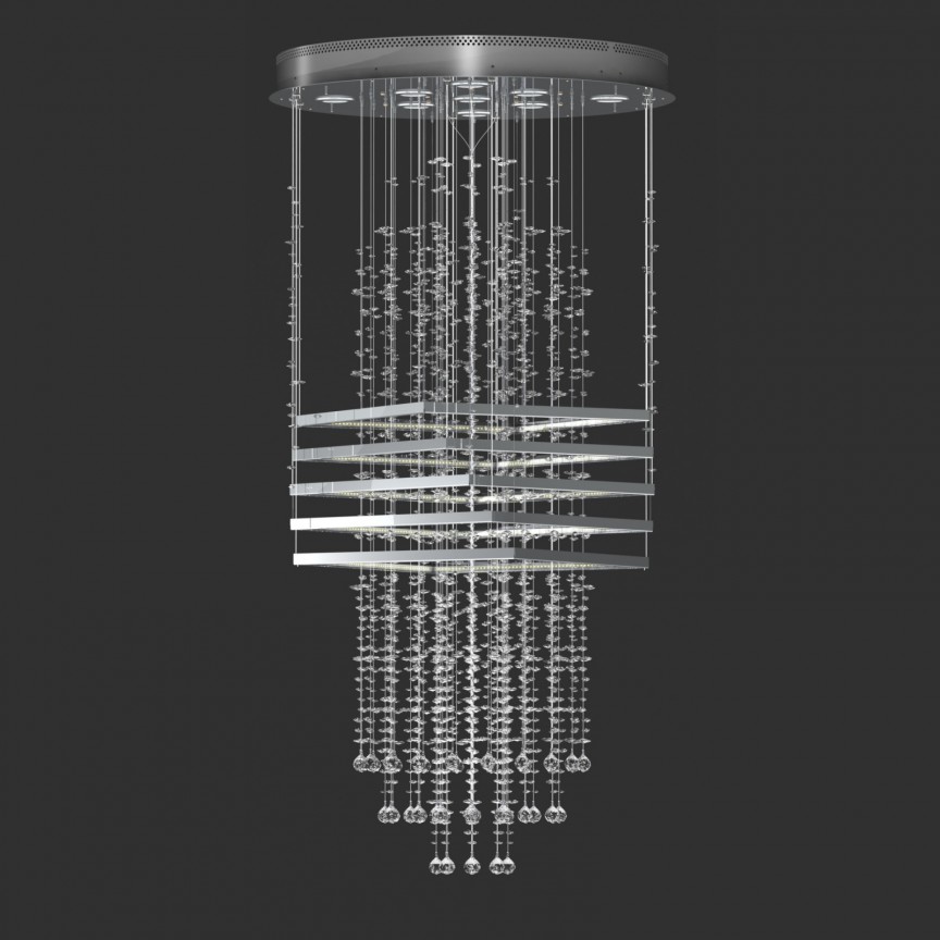 Lustra moderna Vision design LUX Cristal Bohemia Exclusive EMBRACE 02, Lustre cristal si Corpuri de iluminat suspendate⭐ modele de lux elegante din cristal Stil Exclusive.✅Design Premium Top❗ ➽ www.evalight.ro.  a