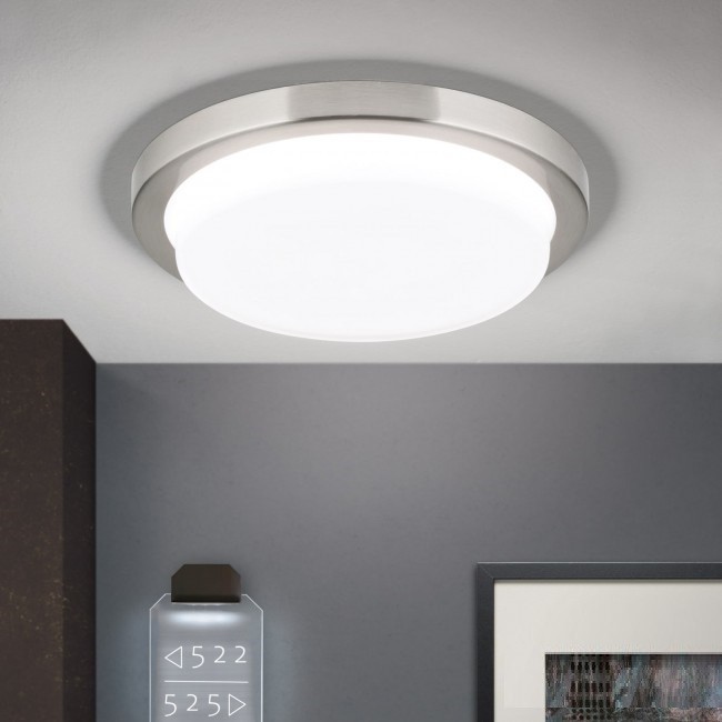 Plafoniera LED moderna LEROX Ø20cm crom satin, Plafoniere moderne, LED⭐ modele elegante pentru living, dormitor, bucatarie sau hol.✅DeSiGn decorativ actual unic!❤️Promotii lampi❗ ➽www.evalight.ro. Alege corpuri de iluminat interior de tip plafoniera, lustre aplicate de tavan si perete pt camere casa, ieftine si de lux, calitate deosebita la cel mai bun pret. a