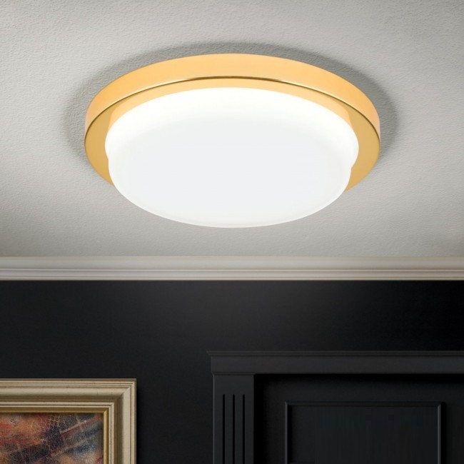 Plafoniera LED moderna LEROX Ø20cm aurie 24K, Plafoniere moderne, LED⭐ modele elegante pentru living, dormitor, bucatarie sau hol.✅DeSiGn decorativ actual unic!❤️Promotii lampi❗ ➽www.evalight.ro. Alege corpuri de iluminat interior de tip plafoniera, lustre aplicate de tavan si perete pt camere casa, ieftine si de lux, calitate deosebita la cel mai bun pret. a