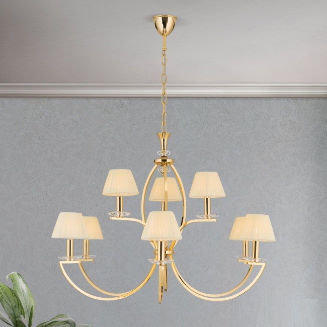 Candelabru cristal Swarovski elegant de lux Avala 9L 24K gold plated, Candelabre si Lustre moderne elegante⭐ modele clasice de lux pentru living, bucatarie si dormitor.✅ DeSiGn actual Top 2020!❤️Promotii lampi❗ ➽ www.evalight.ro. Oferte corpuri de iluminat suspendate pt camere de interior (înalte), suspensii (lungi) de tip lustre si candelabre, pendule decorative stil modern, clasic, rustic, baroc, scandinav, retro sau vintage, aplicate pe perete sau de tavan, cu cristale, abajur din material textil, lemn, metal, sticla, bec Edison sau LED, ieftine de calitate deosebita la cel mai bun pret. a