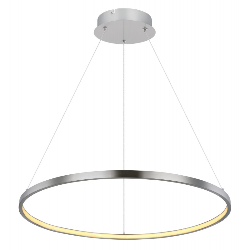 Lustra LED suspendata design modern circular RALPH 29W nichel, Candelabre si Lustre moderne elegante⭐ modele clasice de lux pentru living, bucatarie si dormitor.✅ DeSiGn actual Top 2020!❤️Promotii lampi❗ ➽ www.evalight.ro. Oferte corpuri de iluminat suspendate pt camere de interior (înalte), suspensii (lungi) de tip lustre si candelabre, pendule decorative stil modern, clasic, rustic, baroc, scandinav, retro sau vintage, aplicate pe perete sau de tavan, cu cristale, abajur din material textil, lemn, metal, sticla, bec Edison sau LED, ieftine de calitate deosebita la cel mai bun pret. a