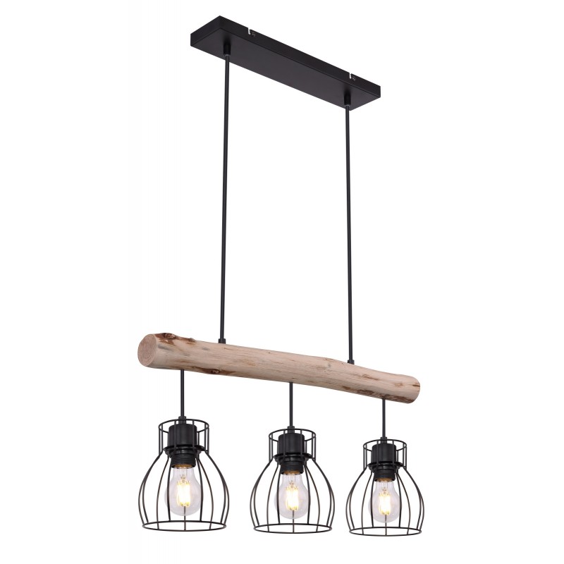 Lustra suspendata stil natural minimalist MINA 3L, Candelabre si Lustre moderne elegante⭐ modele clasice de lux pentru living, bucatarie si dormitor.✅ DeSiGn actual Top 2020!❤️Promotii lampi❗ ➽ www.evalight.ro. Oferte corpuri de iluminat suspendate pt camere de interior (înalte), suspensii (lungi) de tip lustre si candelabre, pendule decorative stil modern, clasic, rustic, baroc, scandinav, retro sau vintage, aplicate pe perete sau de tavan, cu cristale, abajur din material textil, lemn, metal, sticla, bec Edison sau LED, ieftine de calitate deosebita la cel mai bun pret. a