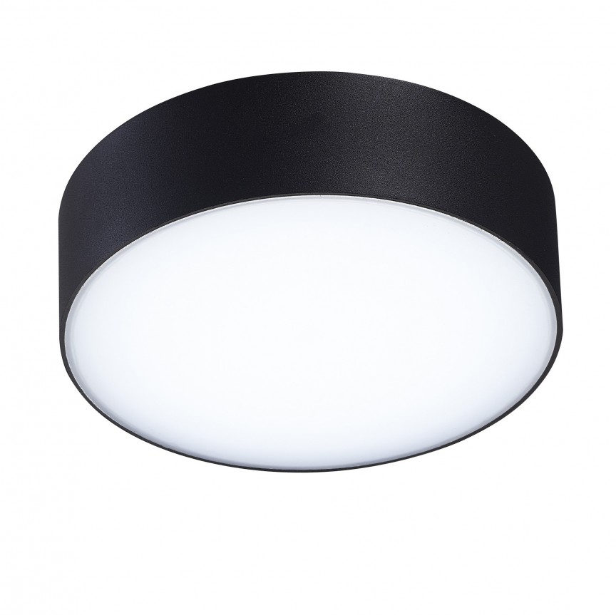 Plafoniera LED pentru exterior IP54 CASPER ROUND 4000K BK, Corpuri de iluminat exterior⭐ modele rustice, clasice, moderne pentru gradina, terasa, curte si alei.✅Design decorativ unic!❤️Promotii lampi❗ ➽www.evalight.ro. a