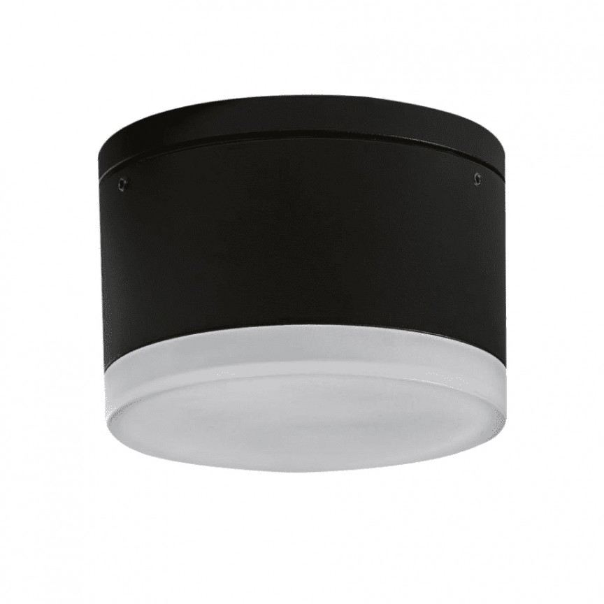 Spot LED aplicat pentru exterior IP54 APULIA R BK, Plafoniere exterior, LED⭐ lampi de iluminat exterior rustice, clasice, moderne pentru terasa casa.✅Design decorativ!❤️Promotii ➽ www.evalight.ro❗ Alege corpuri de iluminat exterior rezistente la apa, tip aplice si spoturi aplicate pt tavan sau perete, solare cu senzori de miscare, metalice, abajur din sticla cu decor ornamental, ieftine si de lux, calitate deosebita la cel mai bun pret. a