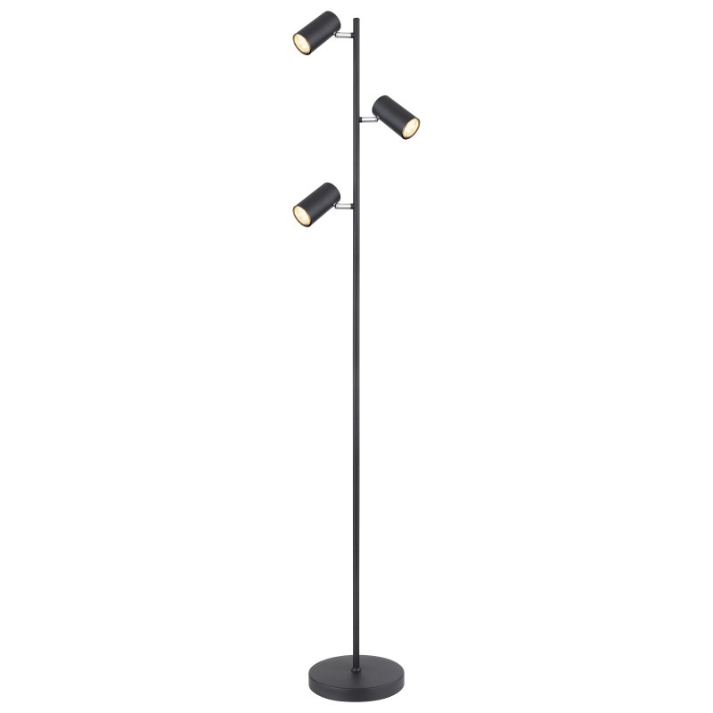 Lampadar / lampa de podea design modern Robby negru 57910SB GL, Lampadare moderne de podea⭐ modele elegante pentru iluminat camera living dormitor.✅DeSiGn decorativ de lux unic!❤️Promotii lampi❗ ➽www.evalight.ro. Alege corpuri de iluminat de podea pt interior cu reader LED, ieftine de calitate deosebita la cel mai bun pret. a