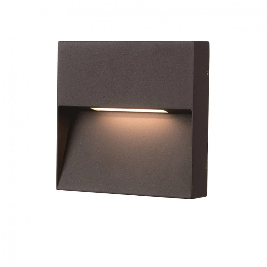 Aplica LED de exterior ambientala IP54 CASORIA SQUARE gri, Candelabre si Lustre moderne elegante⭐ modele clasice de lux pentru living, bucatarie si dormitor.✅ DeSiGn actual Top 2020!❤️Promotii lampi❗ ➽ www.evalight.ro. Oferte corpuri de iluminat suspendate pt camere de interior (înalte), suspensii (lungi) de tip lustre si candelabre, pendule decorative stil modern, clasic, rustic, baroc, scandinav, retro sau vintage, aplicate pe perete sau de tavan, cu cristale, abajur din material textil, lemn, metal, sticla, bec Edison sau LED, ieftine de calitate deosebita la cel mai bun pret. a