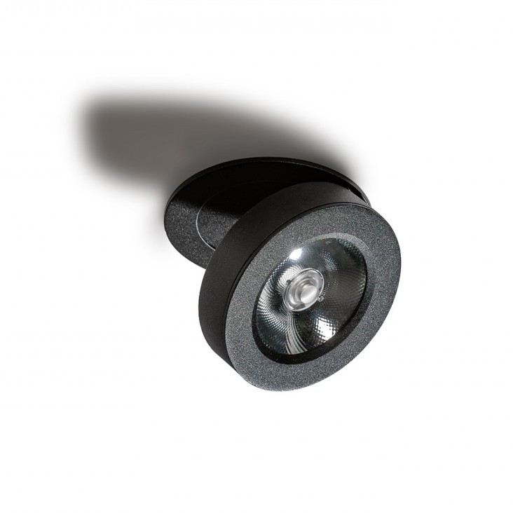 Spot LED incastrat directionabil de tavan/plafon IP54 FRIDA 7W 3000K negru, Spoturi incastrate, exterior⭐ modele de spot-uri incastrabile cu LED pentru terasa, gradina, curte, casa.❤️Promotii lampi❗ ➽ www.evalight.ro. Alege corpuri de iluminat exterior incastrabile rezistente la apa, directionabile cu lumina ambientala reglabila, montate in perete, tavan, ingropate in pavaj si pardoseala si pamant, scari si trepte beton, ieftine de calitate la cel mai bun pret. a