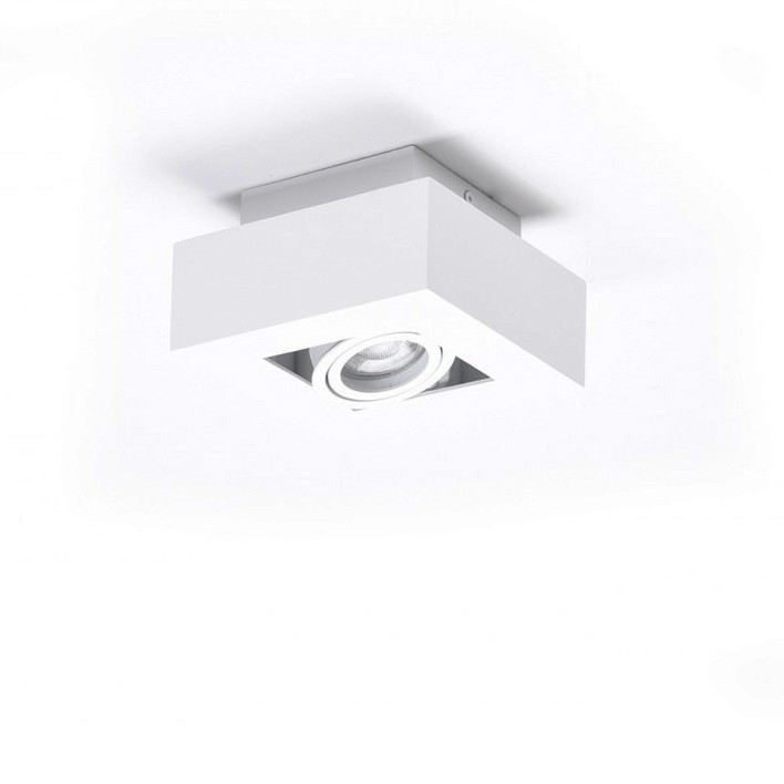 Spot aplicat directionabil de tavan/plafon NIKEA 1 GU10 alb, Spoturi aplicate tavan / perete, mobila, LED⭐modele moderne pentru living,dormitor,bucatarie,baie,hol.✅Design decorativ unic!❤️Promotii lampi❗ ➽ www.evalight.ro. Alege corpuri de iluminat interior de tip spot-uri aparente cu LED, (rotunde si patrate), ieftine de calitate la cel mai bun pret. a