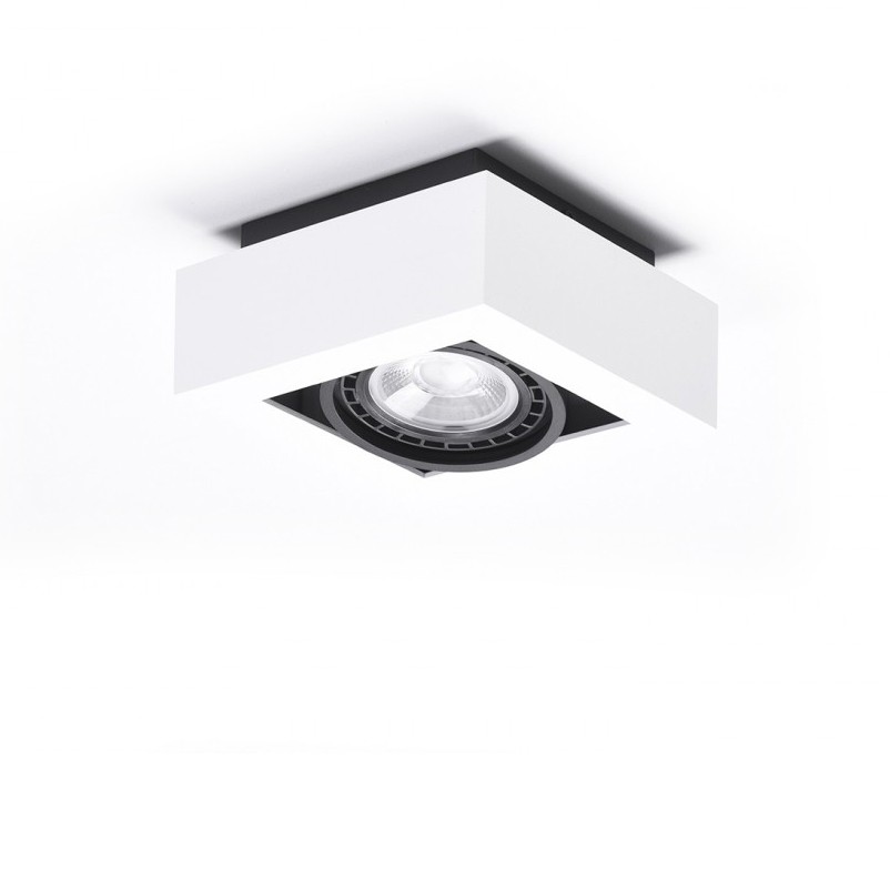 Spot aplicat directionabil de tavan/plafon NIKEA 1 ES111 alb/negru, Candelabre si Lustre moderne elegante⭐ modele clasice de lux pentru living, bucatarie si dormitor.✅ DeSiGn actual Top 2020!❤️Promotii lampi❗ ➽ www.evalight.ro. Oferte corpuri de iluminat suspendate pt camere de interior (înalte), suspensii (lungi) de tip lustre si candelabre, pendule decorative stil modern, clasic, rustic, baroc, scandinav, retro sau vintage, aplicate pe perete sau de tavan, cu cristale, abajur din material textil, lemn, metal, sticla, bec Edison sau LED, ieftine de calitate deosebita la cel mai bun pret. a