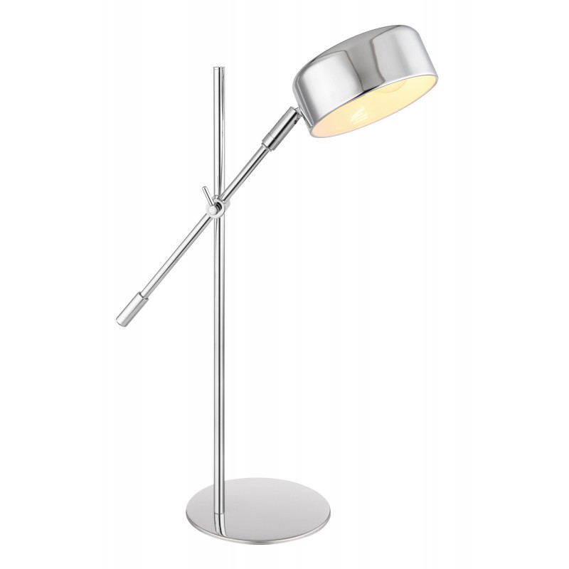 Veioza, lampa de masa design modern GIANNA crom 24099TC GL, Veioze moderne de masa⭐ modele elegante inalte potrivite pentru noptiere dormitor si living.✅DeSiGn decorativ de lux unic!❤️Promotii lampi❗ ➽www.evalight.ro. Alege corpuri de iluminat interior tip lampi mari mari cu picior inalt pt citit cu reader LED, de podea, aspect vintage deosebit cu cristal, abajur din material textil, sticla, lemn, metalic, ceramica cu flori, ieftine de calitate la cel mai bun pret. a