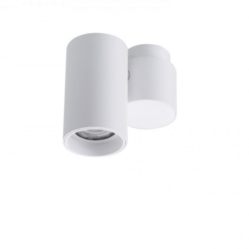 Spot modern directionabil aplicat tavan/plafon MAKALU 1 GU10 alb, Spoturi aplicate tavan / perete, mobila, LED⭐modele moderne pentru living,dormitor,bucatarie,baie,hol.✅Design decorativ unic!❤️Promotii lampi❗ ➽ www.evalight.ro. Alege corpuri de iluminat interior de tip spot-uri aparente cu LED, (rotunde si patrate), ieftine de calitate la cel mai bun pret. a