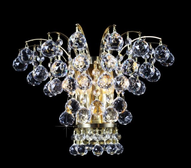 Aplica de perete cristal Bohemia N27 555/02/4, Lustre cristal si Corpuri de iluminat suspendate⭐ modele de lux elegante din cristal Stil Exclusive.✅Design Premium Top❗ ➽ www.evalight.ro.  a