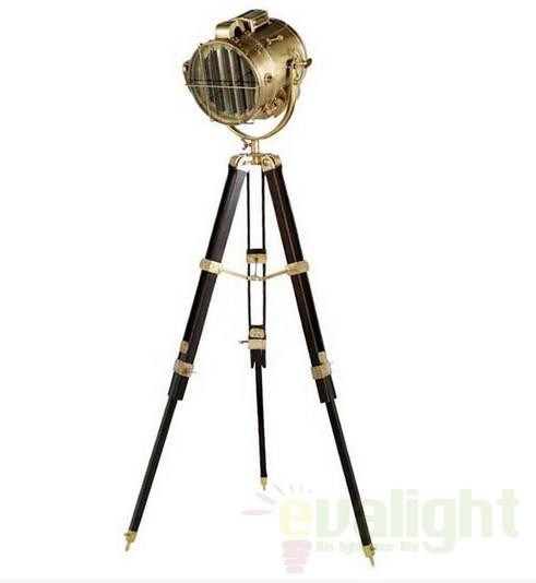 Lampa de podea industria style, inaltime reglabila, finisaj brass si lemn, Atlantic 104424 HZ, Candelabre Vintage, Retro⭐ modele lustre decorative moderne pentru iluminat bucatarie, dormitor si living.✅Design elegant unic!❤️Promotii lampi❗ ➽ www.evalight.ro. Oferte la corpuri de iluminat suspendate de tip suspensii pentru camere interior, decorate in stil antichizat industrial, retro sau vintage, abajur material textil, lemn, metal, sticla, bec tip lumanare Edison sau LED, ieftine si de lux, calitate deosebita la cel mai bun pret. a