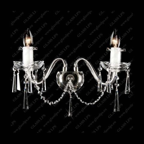 Aplica cristal Bohemia N21 125/02/3-K; Ni, lip., Aplice de perete Cristal Bohemia⭐ modele de lux deosebite din cristal Bohemia autentic din Cehia.✅Design unicat Premium Top❗ ➽ www.evalight.ro. a