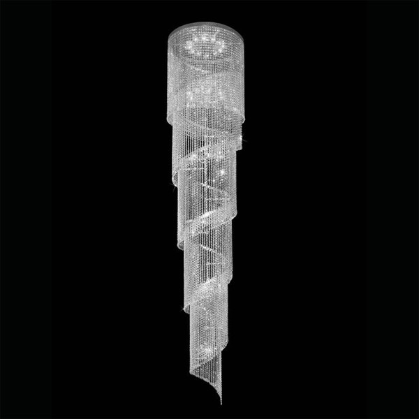 Lustra spirala cristal Bohemia L15 512/18/3, Lustre / Pendule Cristal Bohemia⭐ modele suspendate deosebite stil Baroc din cristal Bohemia autentic din Cehia.✅Design lux unicat Premium Top❗ ➽ www.evalight.ro. a