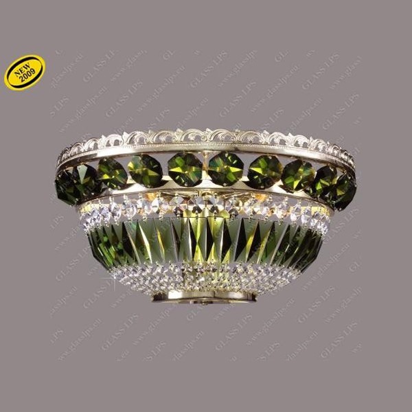 Aplica de perete cristal Bohemia N25 365/02/6 olivine,  a