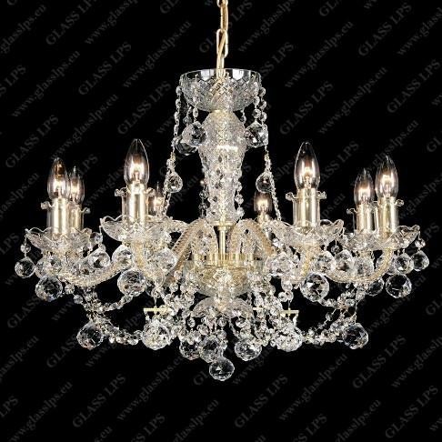 Lustra 8 brate cristal Bohemia L11 009/08/4; GOLD, lip., Candelabre si Lustre cristal moderne⭐ modele elegante de lux din cristal pentru iluminat dormitor living.✅DeSiGn decorativ unic!❤️Promotii lampi❗ ➽ www.evalight.ro. Oferte NOI la corpuri de iluminat suspendate pt camere de interior (înalte), suspensii (lungi) de tip candelabru stil clasic, rustic, retro sau vintage, decorate cu cristale margele, abajur din material textil, lemn, metal, sticla, bec Edison sau LED, ieftine de calitate deosebita la cel mai bun pret. a