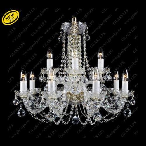 Lustra 12 brate cristal Bohemia L11 007/12/4; F 2 floor, Lustre Cristal Bohemia⭐ modele deosebite de candelabre din cristal Bohemia autentic din Cehia.✅Design Baroc de lux Premium Top❗ ➽ www.evalight.ro. a