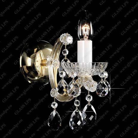 Aplica Maria Theresa cristal Bohemia N24 065/01/1, Candelabre si Lustre moderne elegante⭐ modele clasice de lux pentru living, bucatarie si dormitor.✅ DeSiGn actual Top 2020!❤️Promotii lampi❗ ➽ www.evalight.ro. Oferte corpuri de iluminat suspendate pt camere de interior (înalte), suspensii (lungi) de tip lustre si candelabre, pendule decorative stil modern, clasic, rustic, baroc, scandinav, retro sau vintage, aplicate pe perete sau de tavan, cu cristale, abajur din material textil, lemn, metal, sticla, bec Edison sau LED, ieftine de calitate deosebita la cel mai bun pret. a