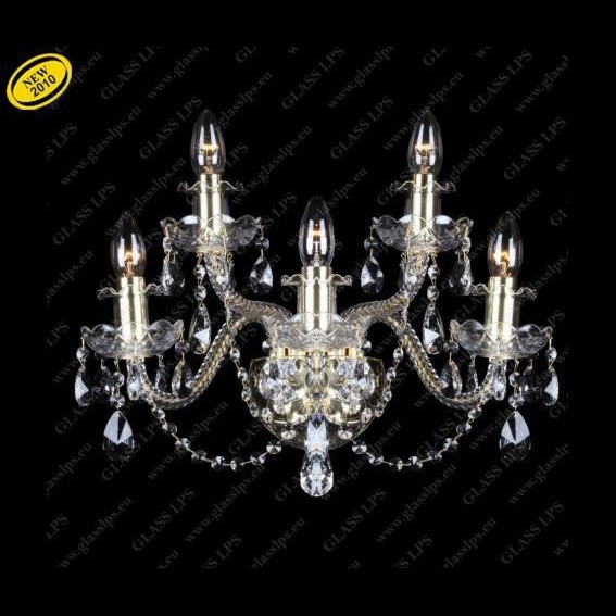 Aplica cristal Bohemia N21 009/05/1-A, Aplice de perete clasice⭐ modele elegante pentru dormitor, living, hol, bucatarie.✅DeSiGn decorativ de lux unic!❤️Promotii lampi❗ ➽ www.evalight.ro. Alege oferte la corpuri de iluminat interior stil clasic pt perete si tavan, decor cristal, bec LED sau vintage, ieftine de calitate deosebita la cel mai bun pret. a