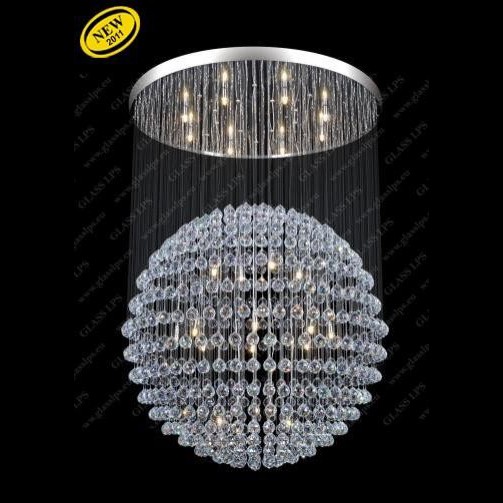 Lustra XXL design modern cristal Bohemia, diametru 120cm, Lustre cristal si Corpuri de iluminat suspendate⭐ modele de lux elegante din cristal Stil Exclusive.✅Design Premium Top❗ ➽ www.evalight.ro.  a