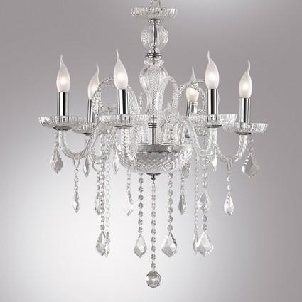 Lustra cristal Venezian GIUDECCA SP6 transparente 027821, Candelabre clasice / Lustre si Pendule⭐ modele elegante de lux pentru iluminat living, dormitor, bucatarie.✅DeSiGn decorativ unic!❤️Promotii❗ Lustre clasice ➽ www.evalight.ro. Alege oferte la colectii NOI de corpuri de iluminat pt interior în stil clasic, industrial, retro sau vintage, lampi suspendate deosebite de tip suspensii, decorate cu margele cu cristal, abajur textil, de sticla, becuri normale tip lumanare cu filament sau LED, ieftine de calitate la cel mai bun pret. a