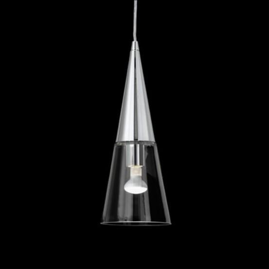 Pendul modern metal crom CONO SP1 CROMO 017440, Lustre moderne, LED⭐ modele elegante ieftine si de lux pentru living dormitor, bucatarie si sufragerie.✅DeSiGn decorativ unic!❤️Promotii lampi❗ Magazin online➽ www.evalight.ro. Oferte NOI la corpuri de iluminat pt interior suspendate de tip suspensii, aplicate de tavan sau perete, stil modern retro sau vintage, lustre cu cristale, abajur material textil, lemn, metal, sticla, becuri Edison sau LED, calitate deosebita la cel mai bun pret. a