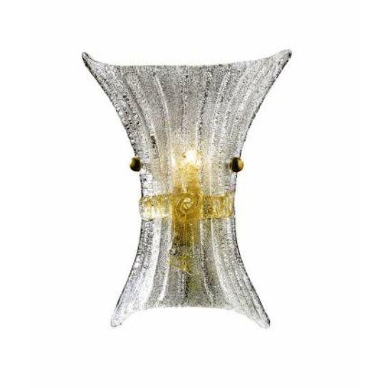 Aplica de perete design Italian FIOCCO AP1 SMALL 014623, Promotii lustre, reduceri⭐ corpuri de iluminat, mobila si decoratiuni de interior si exterior.⭕Oferte Pret redus online ➽ www.evalight.ro❗ a