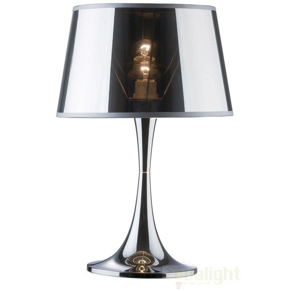 Veioza, lampa de masa LONDON CROMO TL1 BIG 032375,  a