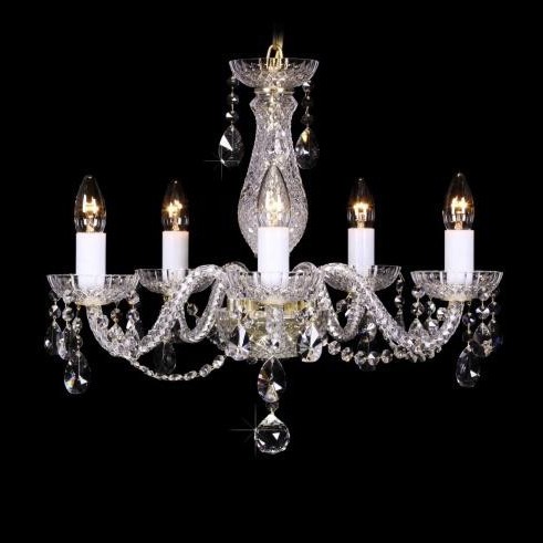 Lustra cristal Bohemia 5 brate L11 808/05/1-A, Lustre Cristal Bohemia⭐ modele deosebite de candelabre din cristal Bohemia autentic din Cehia.✅Design Baroc de lux Premium Top❗ ➽ www.evalight.ro. a