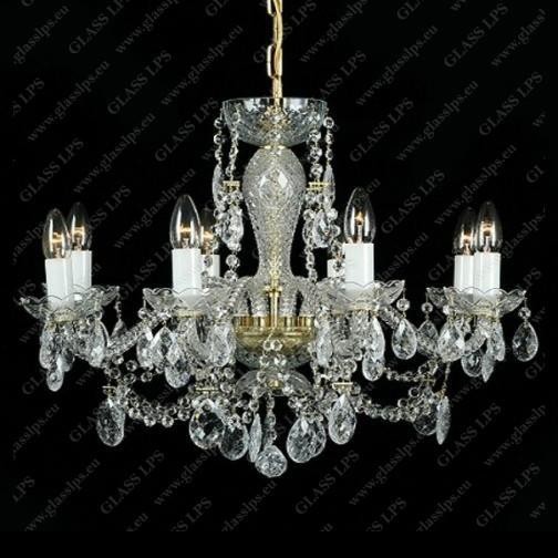 Lustra de LUX cristal Bohemia L11 009/08/1 rock crystal, Lustre Cristal Bohemia⭐ modele deosebite de candelabre din cristal Bohemia autentic din Cehia.✅Design Baroc de lux Premium Top❗ ➽ www.evalight.ro. a