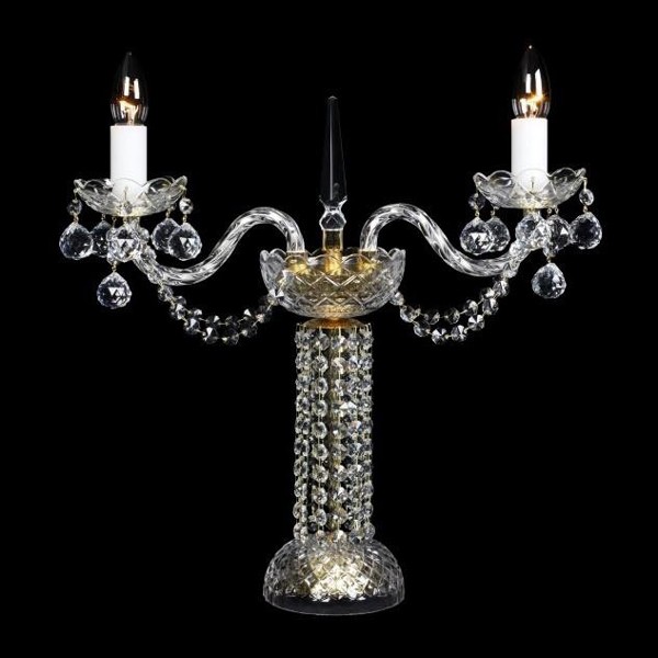 Veioza, lampa de masa 2 brate cristal Bohemia S31 007/02/4, Veioze Cristal, lux⭐ modele elegante din cristal Swarovski, Bohemia, Asfour.✅Design decorativ Premium!❤️Promotii lampi❗ ➽ www.evalight.ro. Alege corpuri de iluminat cristal tip veioze de masa moderne, clasice, traditionale, exclusive, calitate deosebita la cel mai bun pret. a