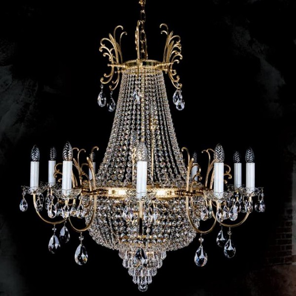 Lustra Cristal Bohemia Exclusive Imperial Hillary 1000 CE, Lustre Imperial Cristal Bohemia⭐ modele de lux candelabre mari XXL stil Imperial din cristal Bohemia autentic din Cehia.✅DeSiGn Baroc unicat Premium Top❗ ➽ www.evalight.ro.  a