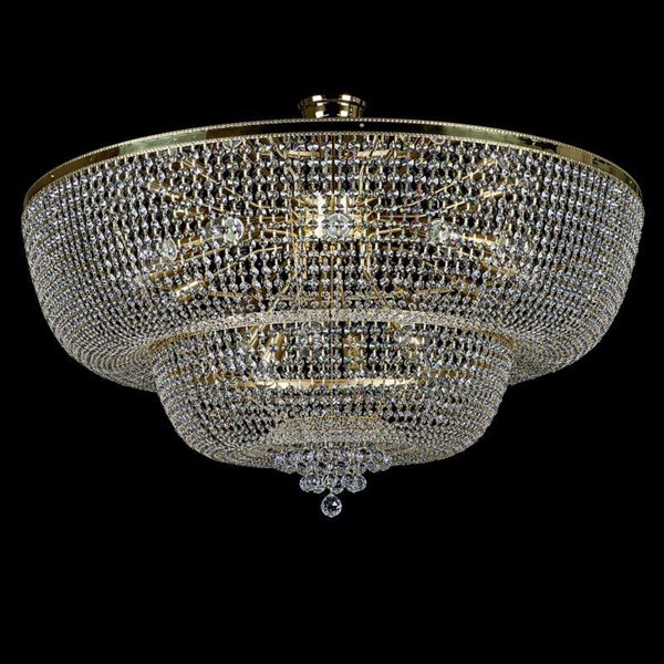 Plafonier Cristal Bohemia Exclusive diametru 120cm Gerta DIA 1200 CE, Plafoniere Cristal Bohemia⭐ modele deosebite de lustre tavan din cristal Bohemia autentic din Cehia.✅Design de lux unicat Premium Top❗ ➽ www.evalight.ro.  a