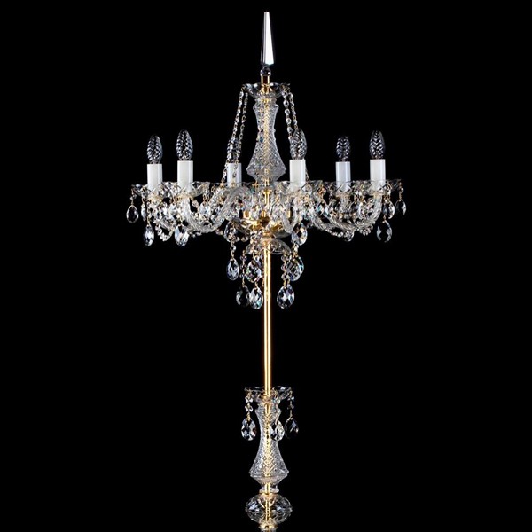 Lampadar, lampa de podea Cristal Bohemia Exclusive CANDY FL, Lustre cristal si Corpuri de iluminat suspendate⭐ modele de lux elegante din cristal Stil Exclusive.✅Design Premium Top❗ ➽ www.evalight.ro.  a