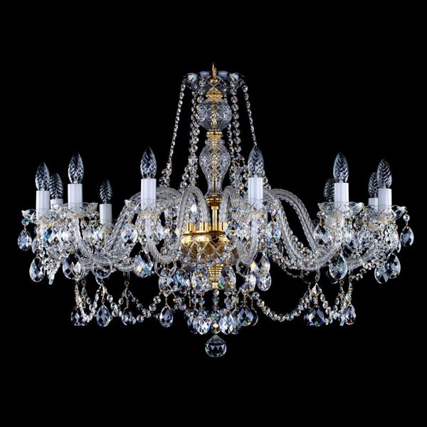 Candelabru cristal Bohemia 12 brate, diam. 84cm Andrea XII CE, Lustre Cristal Bohemia⭐ modele deosebite de candelabre din cristal Bohemia autentic din Cehia.✅Design Baroc de lux Premium Top❗ ➽ www.evalight.ro. a